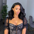 Short Loose Body Wave Hair Wig | HD Lace Front | Glueless | 250% Density