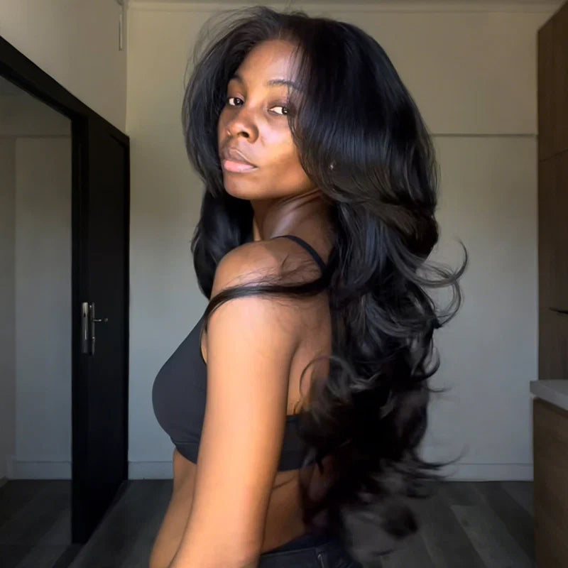 Pre-Styled Butterfly Haircut Pop Layers Wig | 6x5 Glueless Wig | 250% Density | Mavi