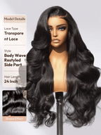 Body Wave Hair Wig | 13x4 HD Lace | Glueless Pull & Go | Invisi Drawstring - Mavi