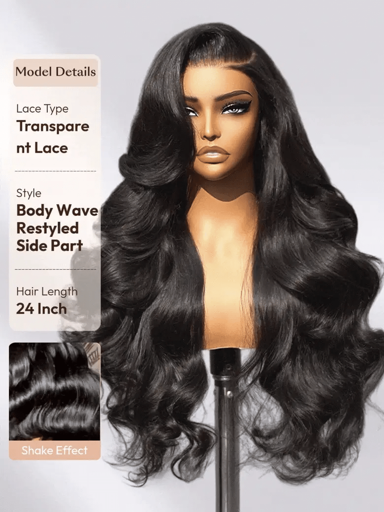 Body Wave Hair Wig | 13x4 HD Lace | Glueless Pull & Go | Invisi Drawstring - Mavi