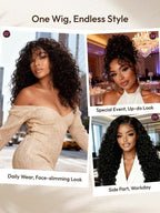 Mavi 7x5 Bye-Bye Knots™ & 13x4 Pre Everything | Glueless | Wavy, Wet Hair