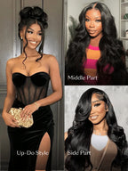 Body Wave Hair Wig | 13x4 HD Lace | Glueless Pull & Go | Invisi Drawstring - Mavi