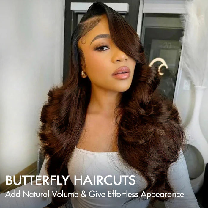 Mocha Brown Ombre Loose Wave Hair Wig | 6x5 Lace | Glueless | 250% Density | Mavi