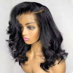 Short Loose Body Wave Hair Wig | HD Lace Front | Glueless | 250% Density