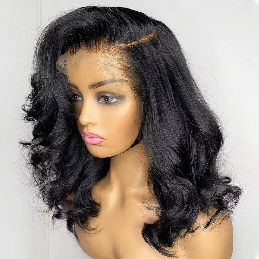 Short Loose Body Wave Hair Wig | HD Lace Front | Glueless | 250% Density