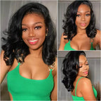 Short Loose Body Wave Hair Wig | HD Lace Front | Glueless | 250% Density