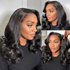 Short Loose Body Wave Hair Wig | HD Lace Front | Glueless | 250% Density