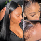 Straight Glueless HD Lace Wig 13x4/13x6 – 250% Density & Pre-Plucked Hairline | Mavi