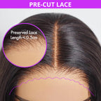 Shoulder-Length Straight Wig | Double Drawn | Glueless | 6×5 Pre-Cut Lace | Mavi