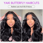 Yaki Body Butterfly Cut Wig | Layered V Part | Mavi
