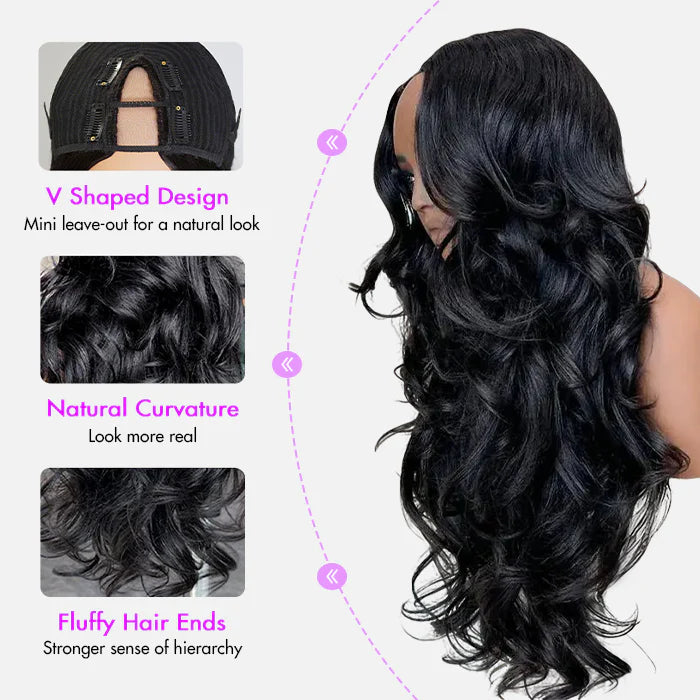 Yaki Body Butterfly Cut Wig | Layered V Part | Mavi